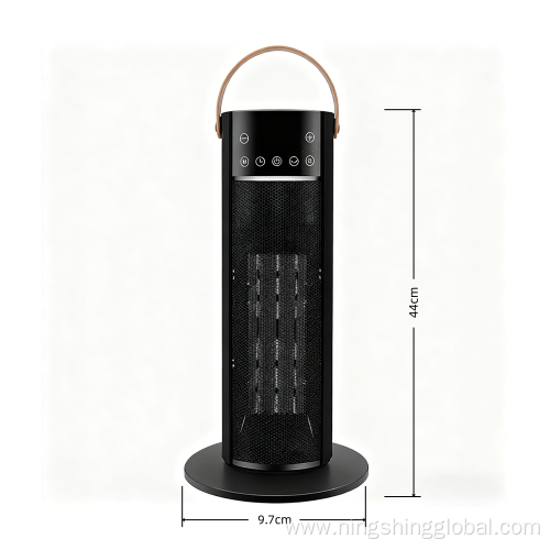 Smart Electronic Touch Panel Fan Heater with Adjustable Thermostat and Safety Features